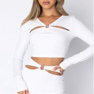 White Fox Long Sleeve Top